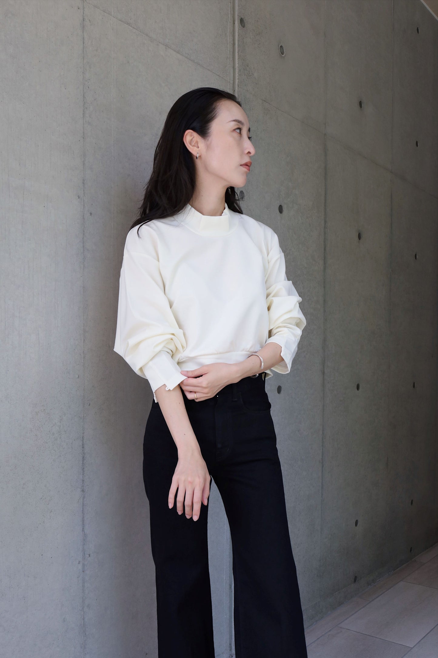 jonnlynx mock neck short pullover