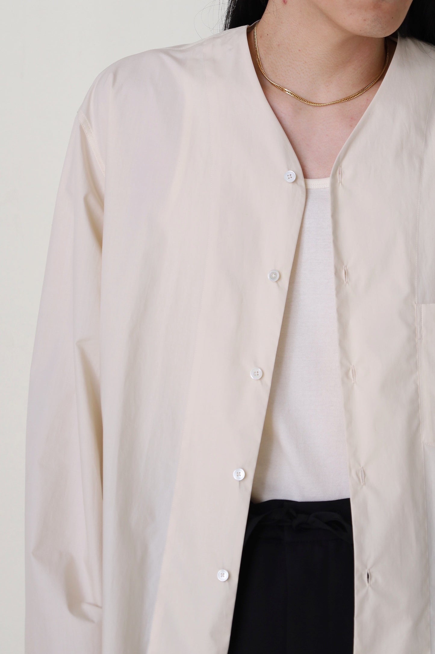 LEMAIRE V NECK SHIRT