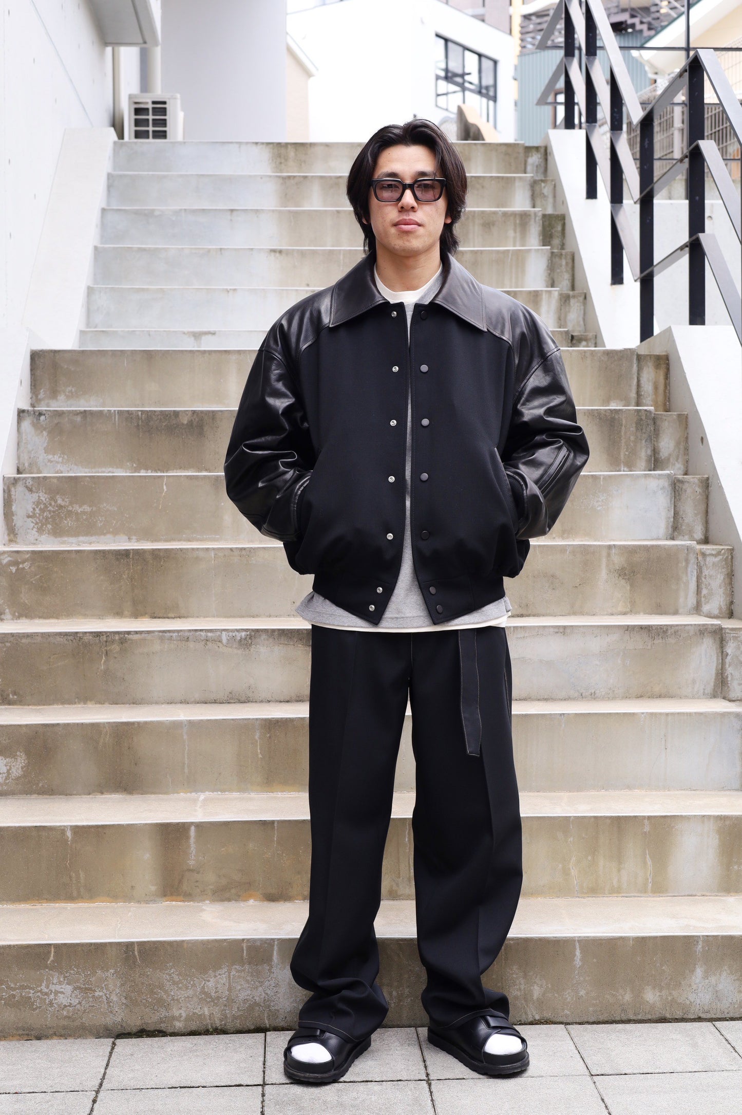 JIL SANDER BLOUSON 93 W LEATHER