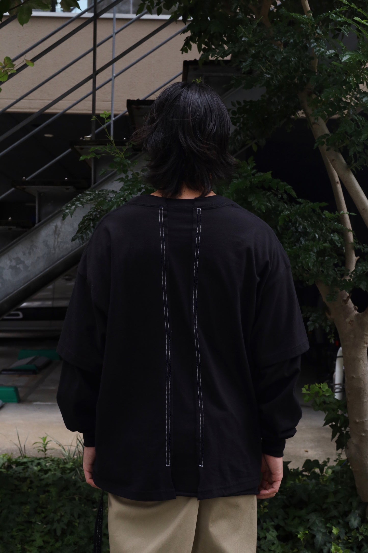 WHATEVERWORK LAYERED L/S TEE