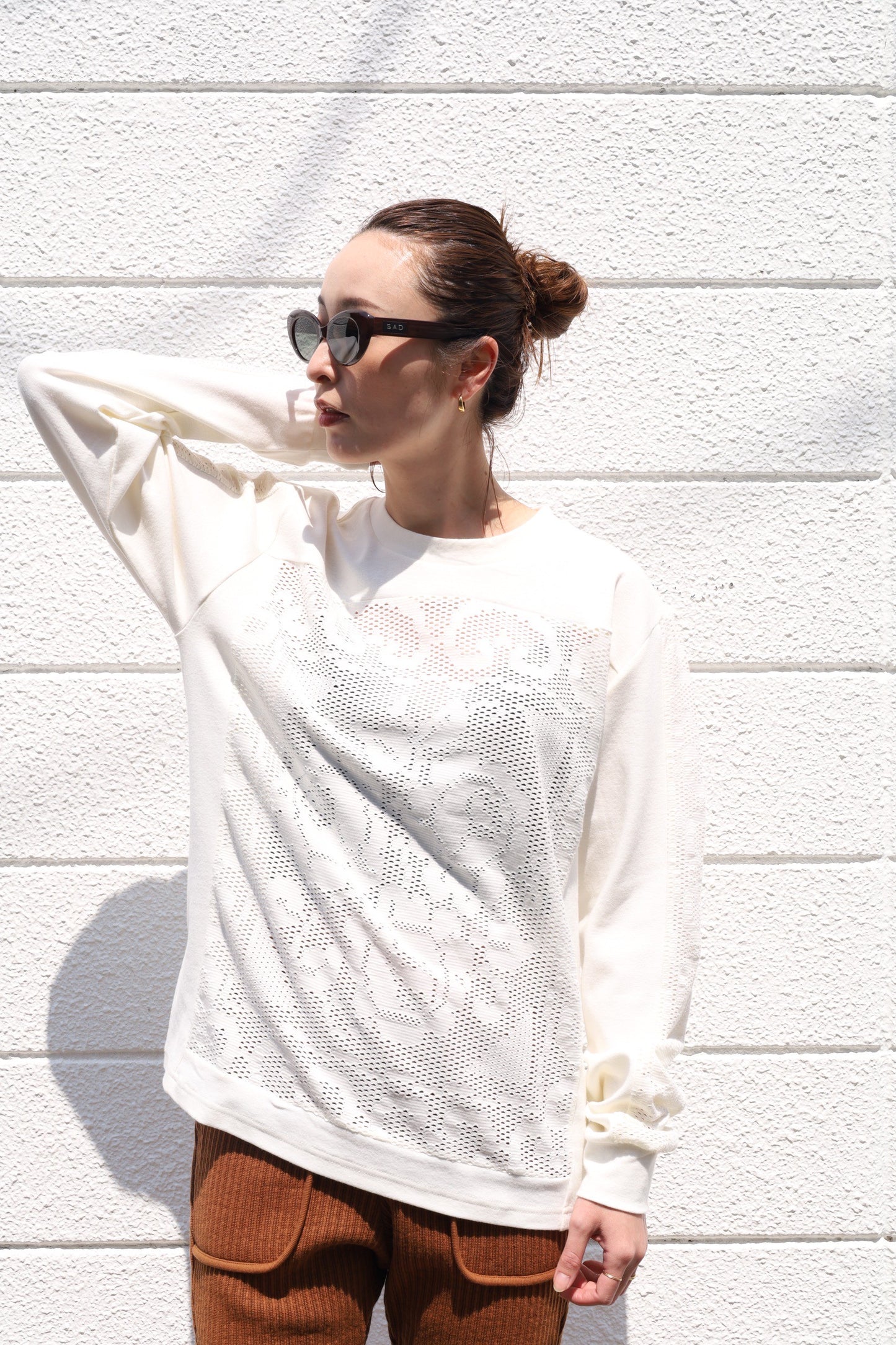 jonnlynx mesh flower tee