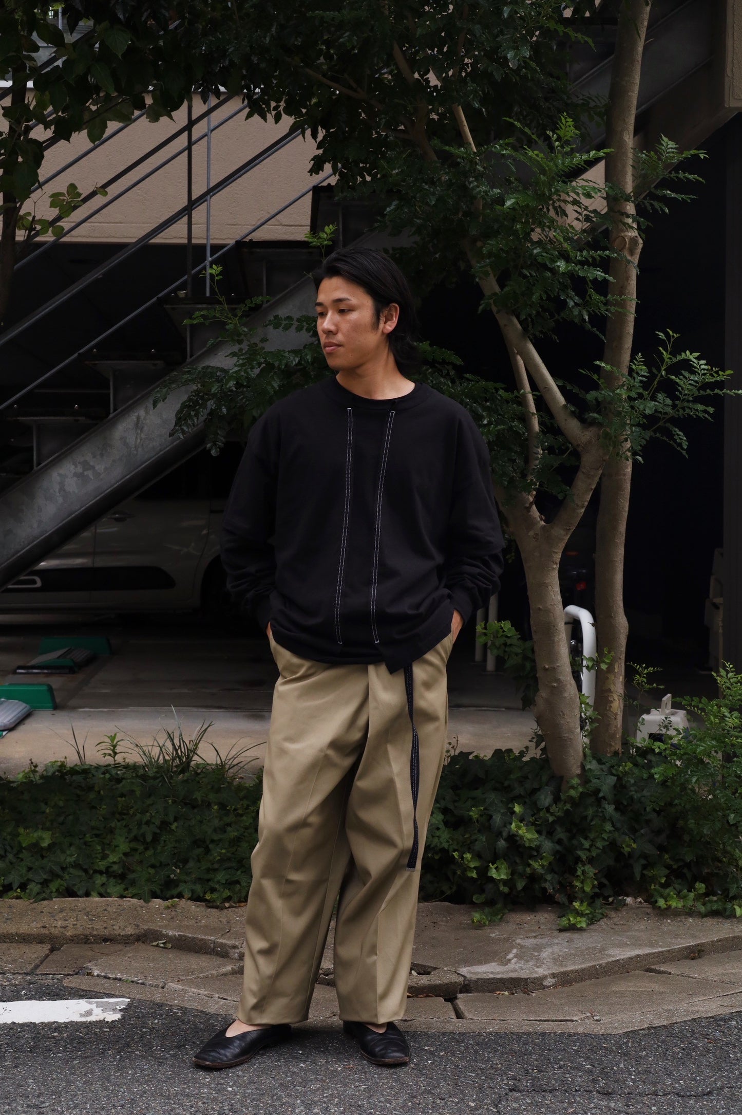 WHATEVERWORK LAYERED L/S TEE