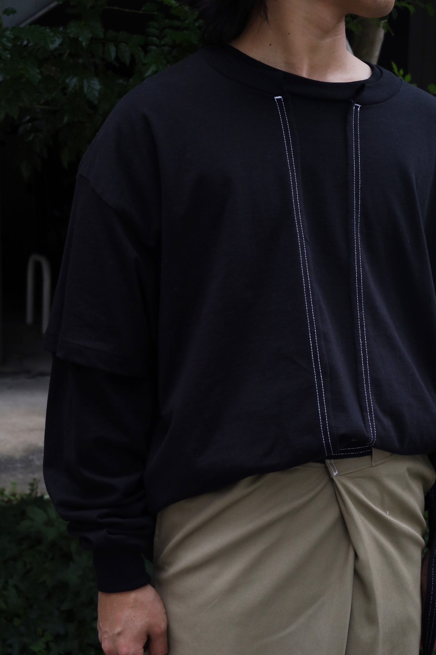 WHATEVERWORK LAYERED L/S TEE