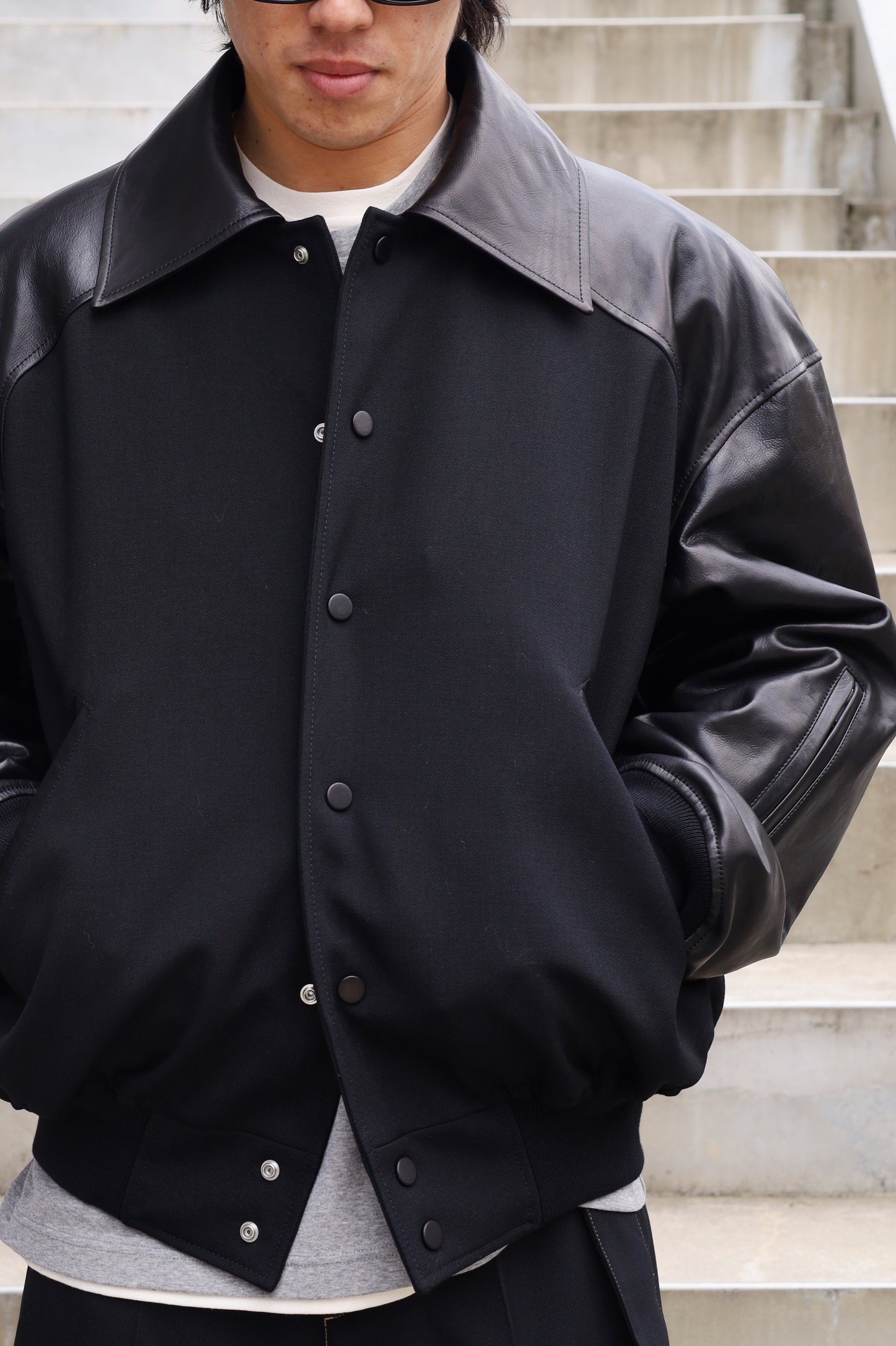 JIL SANDER BLOUSON 93 W LEATHER