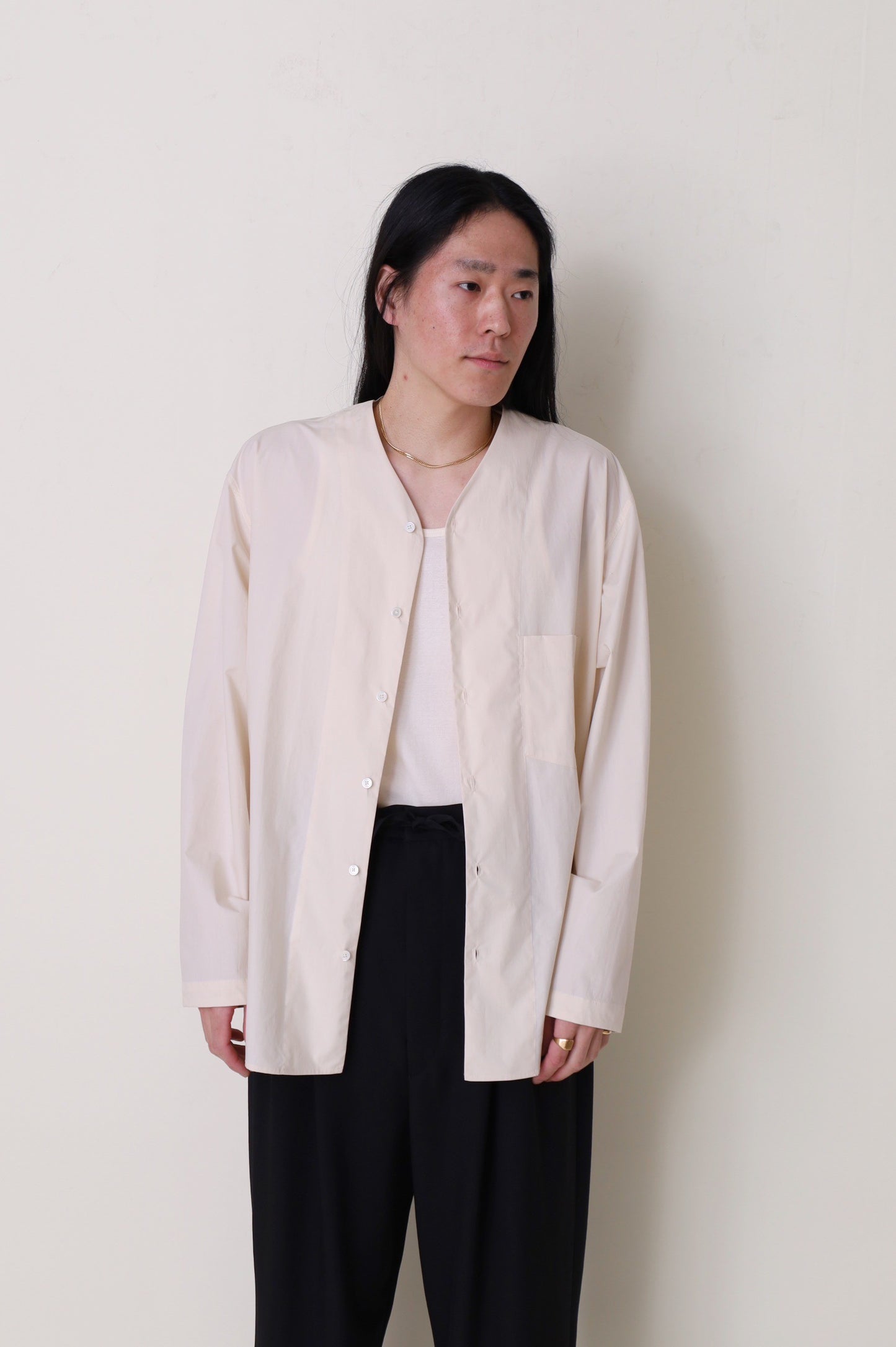 LEMAIRE V NECK SHIRT