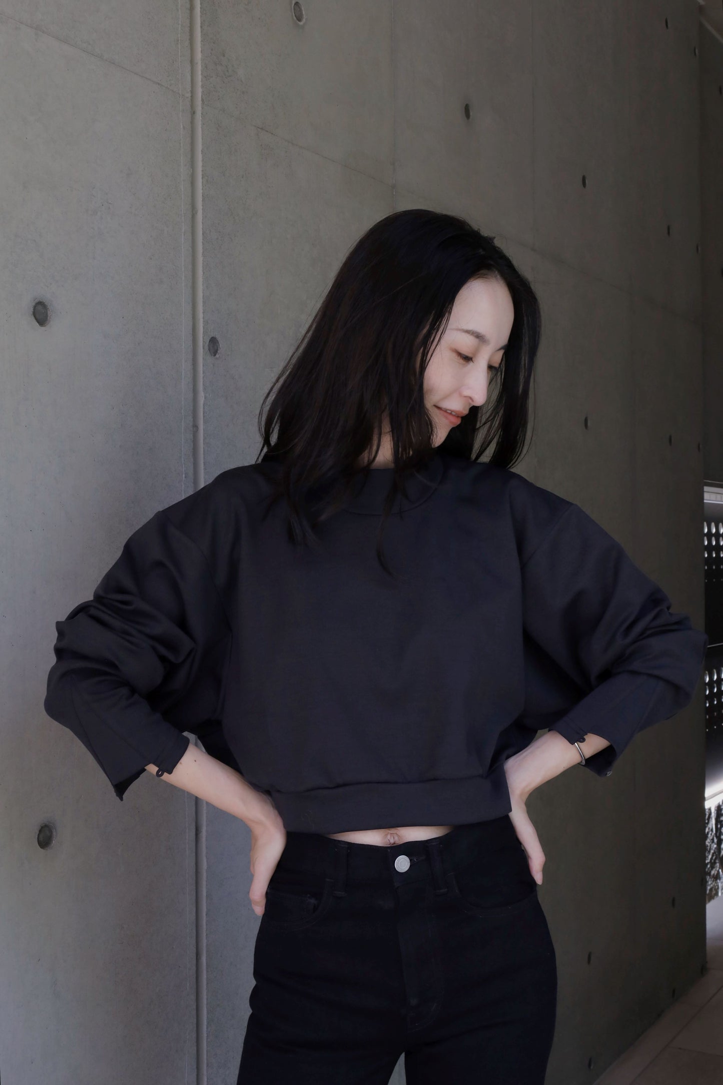 jonnlynx mock neck short pullover
