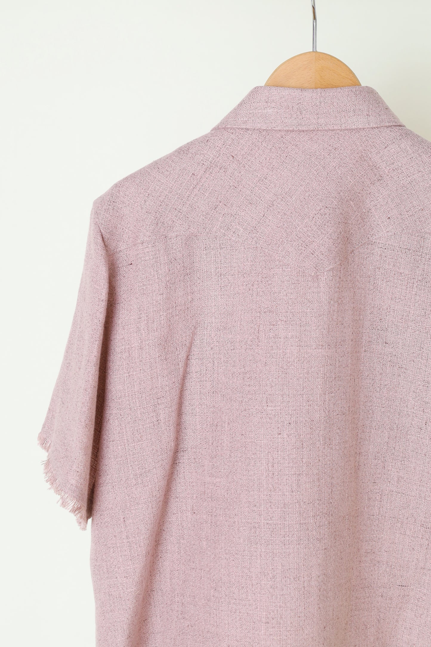 jonnlynx COTTON LINEN MELANGE WESTERN SHIRT