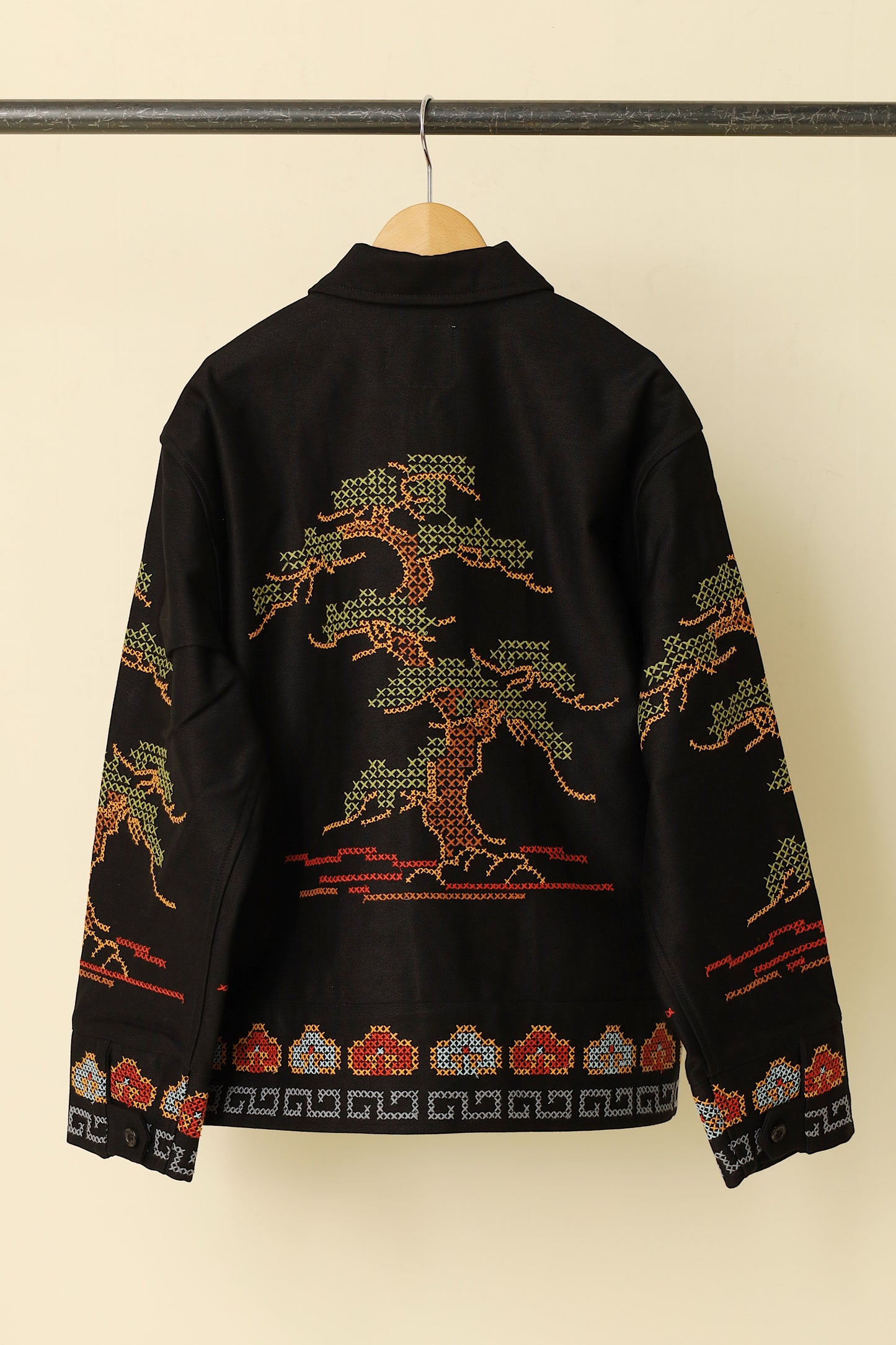 jonnlynx PINE TREE EMBROIDERY JACKET