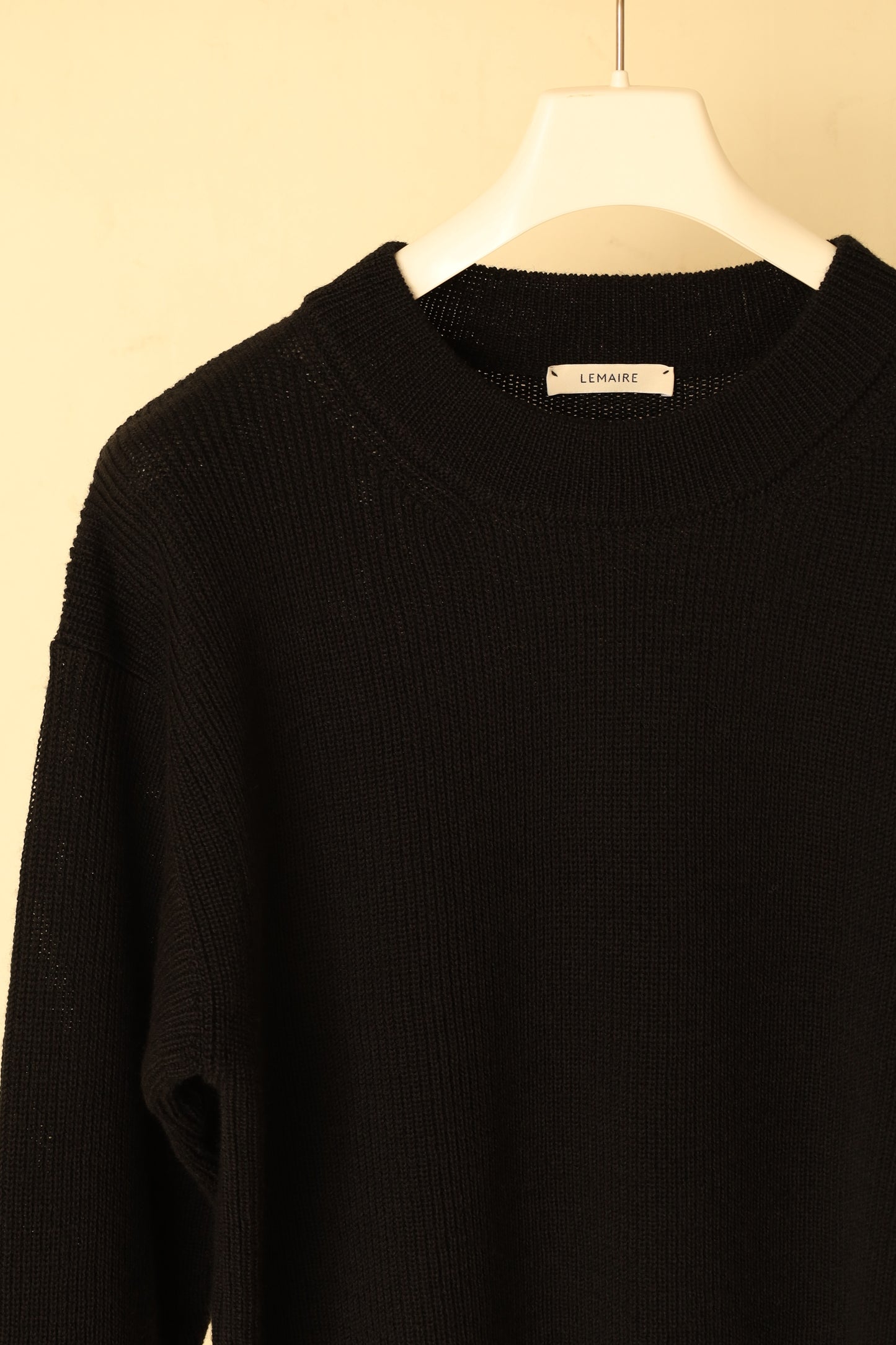 LEMAIRE BOXY ROUND NECK SWEATER