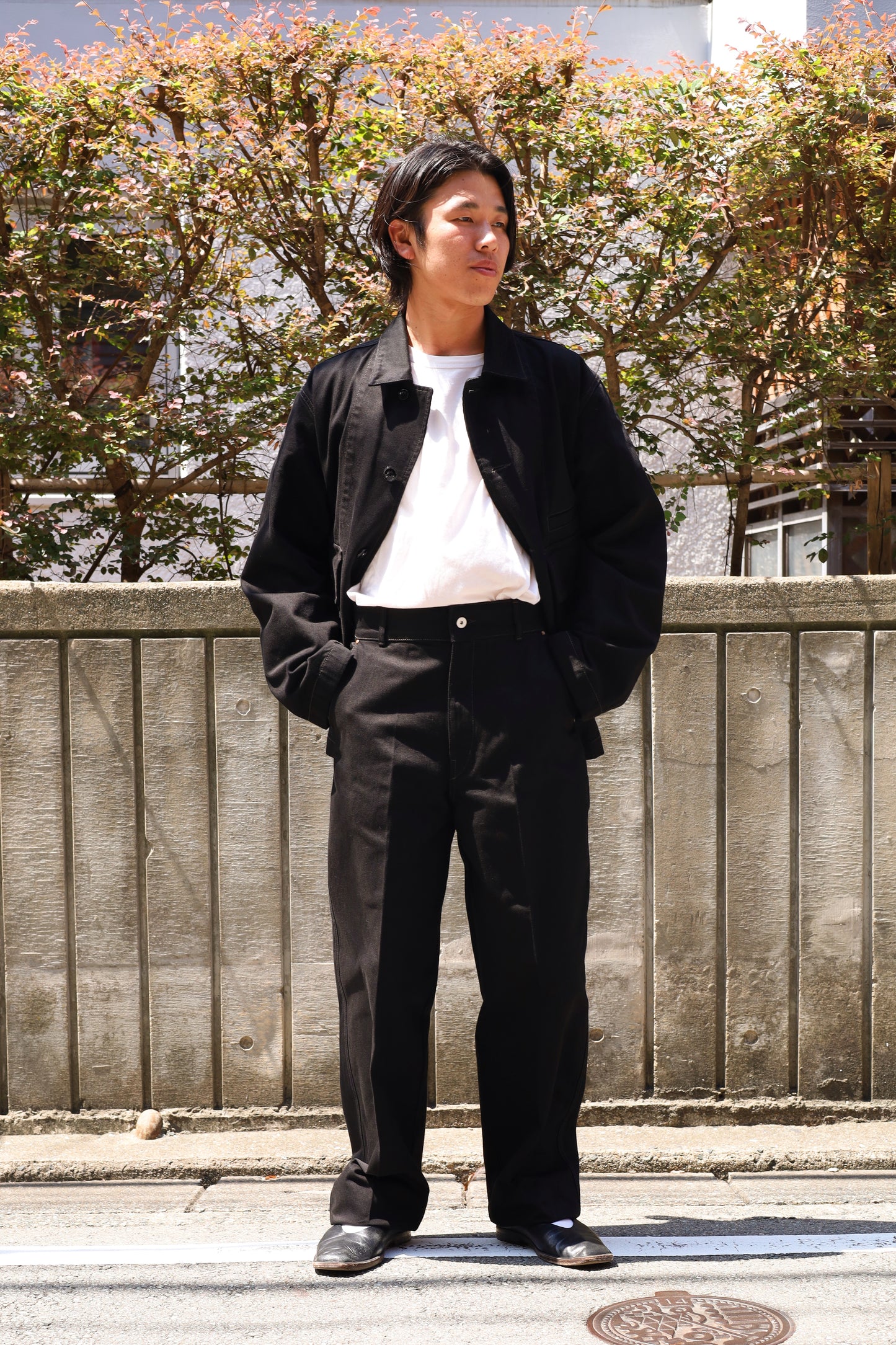 LEMAIRE MAXI BARREL WORKWEAR PANTS