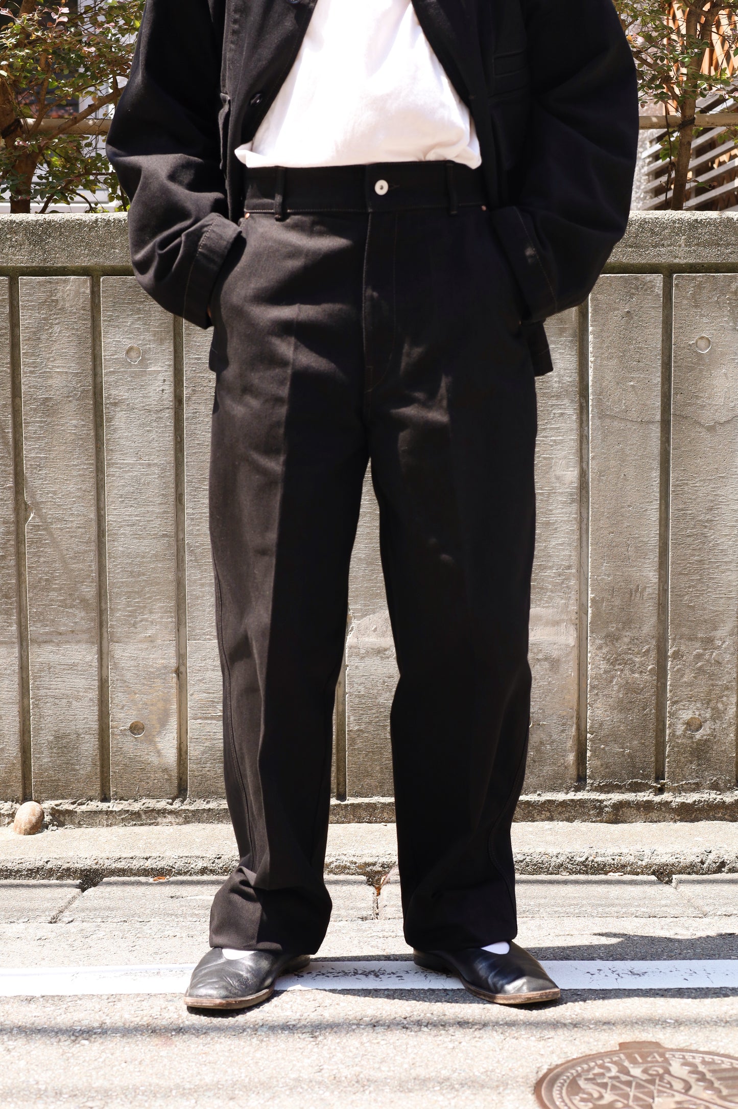 LEMAIRE MAXI BARREL WORKWEAR PANTS