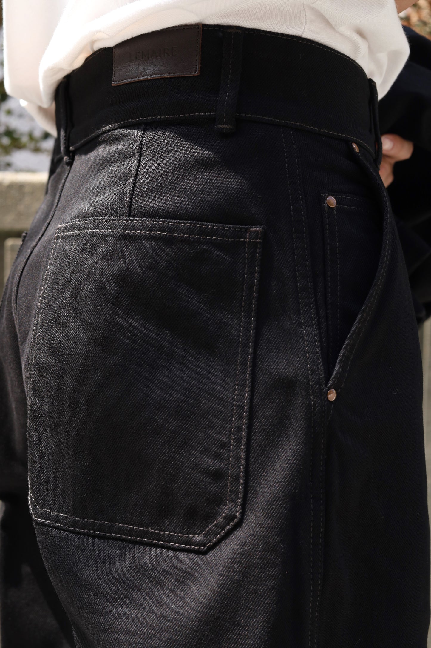 LEMAIRE MAXI BARREL WORKWEAR PANTS
