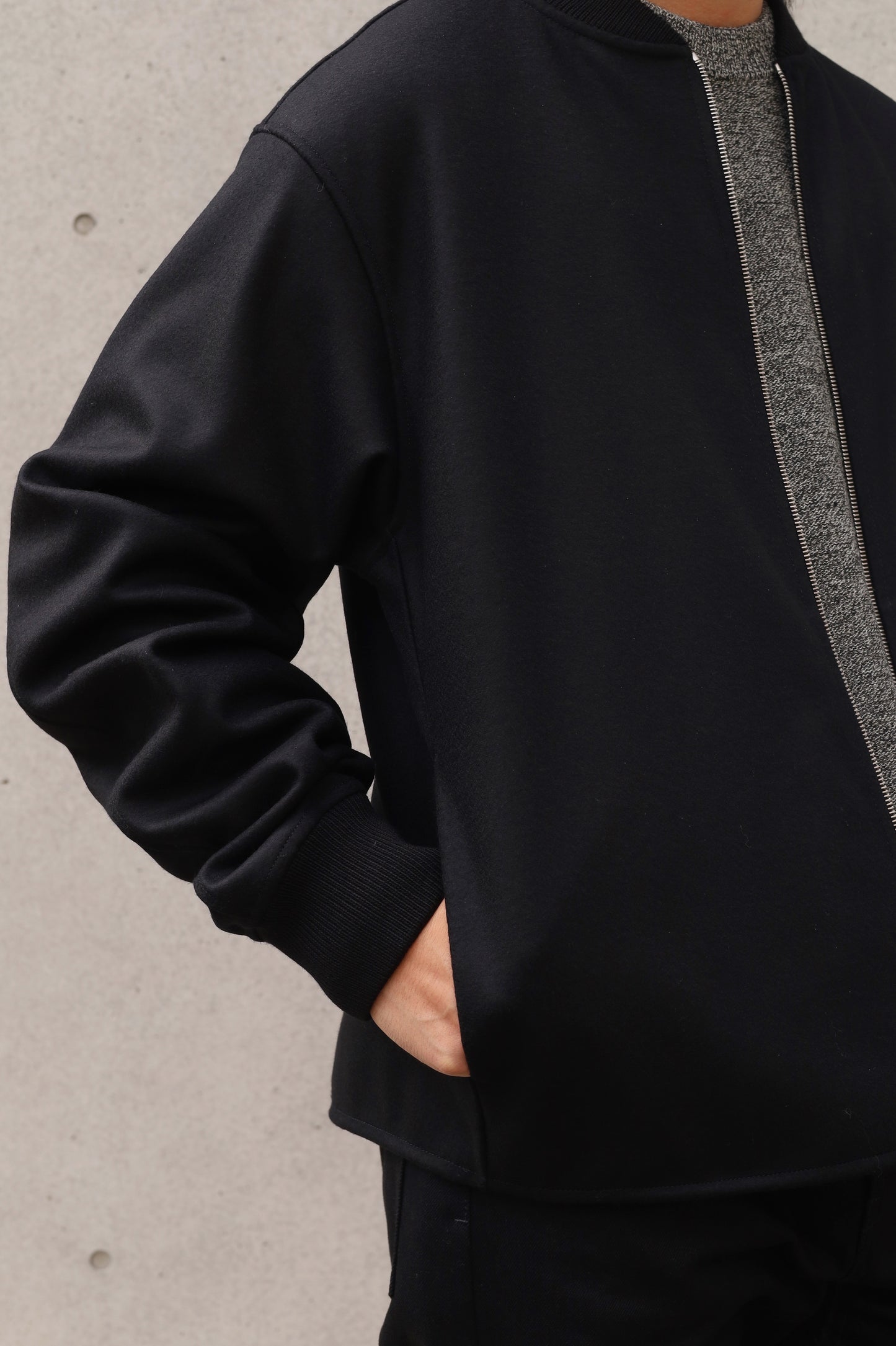 JIL SANDER SWEATSHIRT W/ZIP