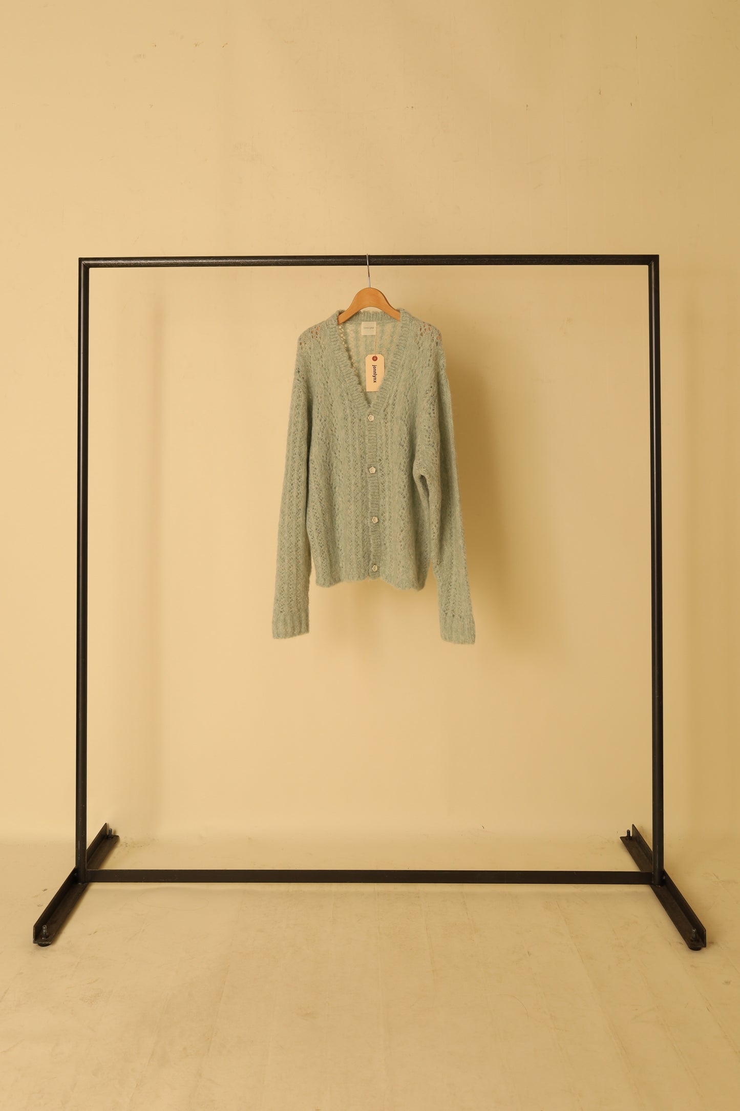 jonnlynx MOHAIR SUKASHI KNIT CARDIGAN