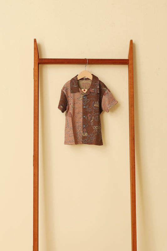 jonnlynx tiny people SOUVENIR MAP SHIRTS
