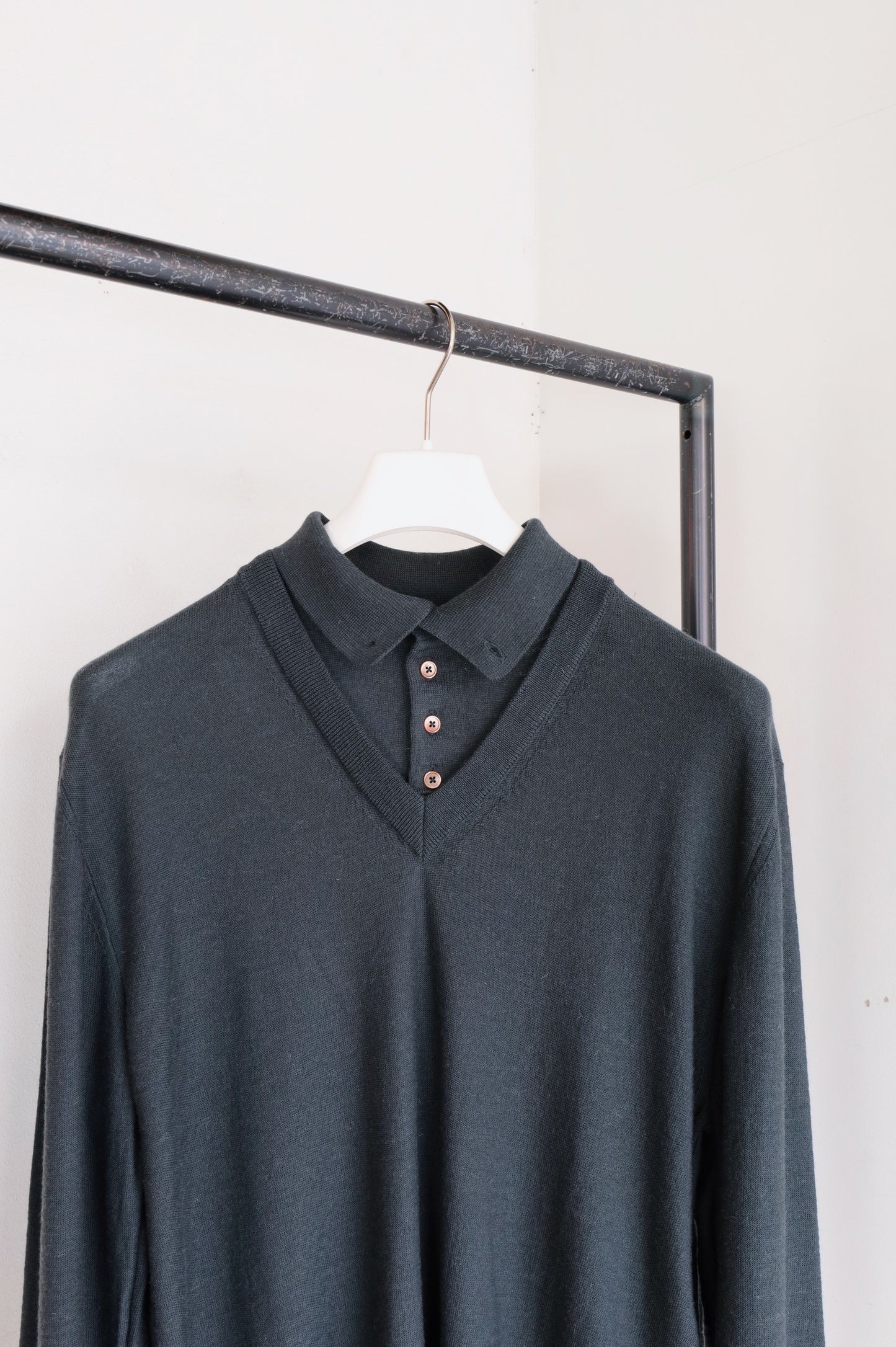 LEMAIRE  TROMPE L'IL POLO SHIRT