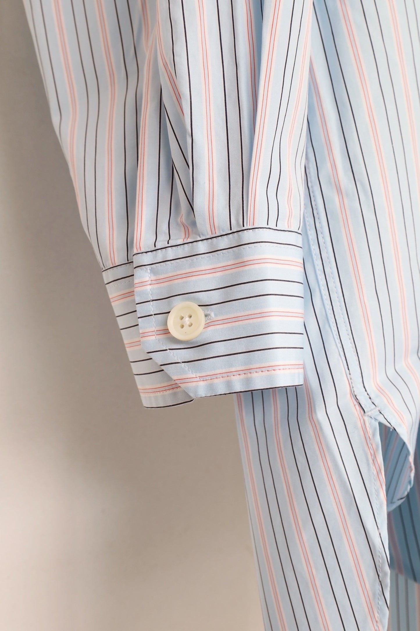 OUR LEGACY   POPOVER SHIRT, sonic blue stripe