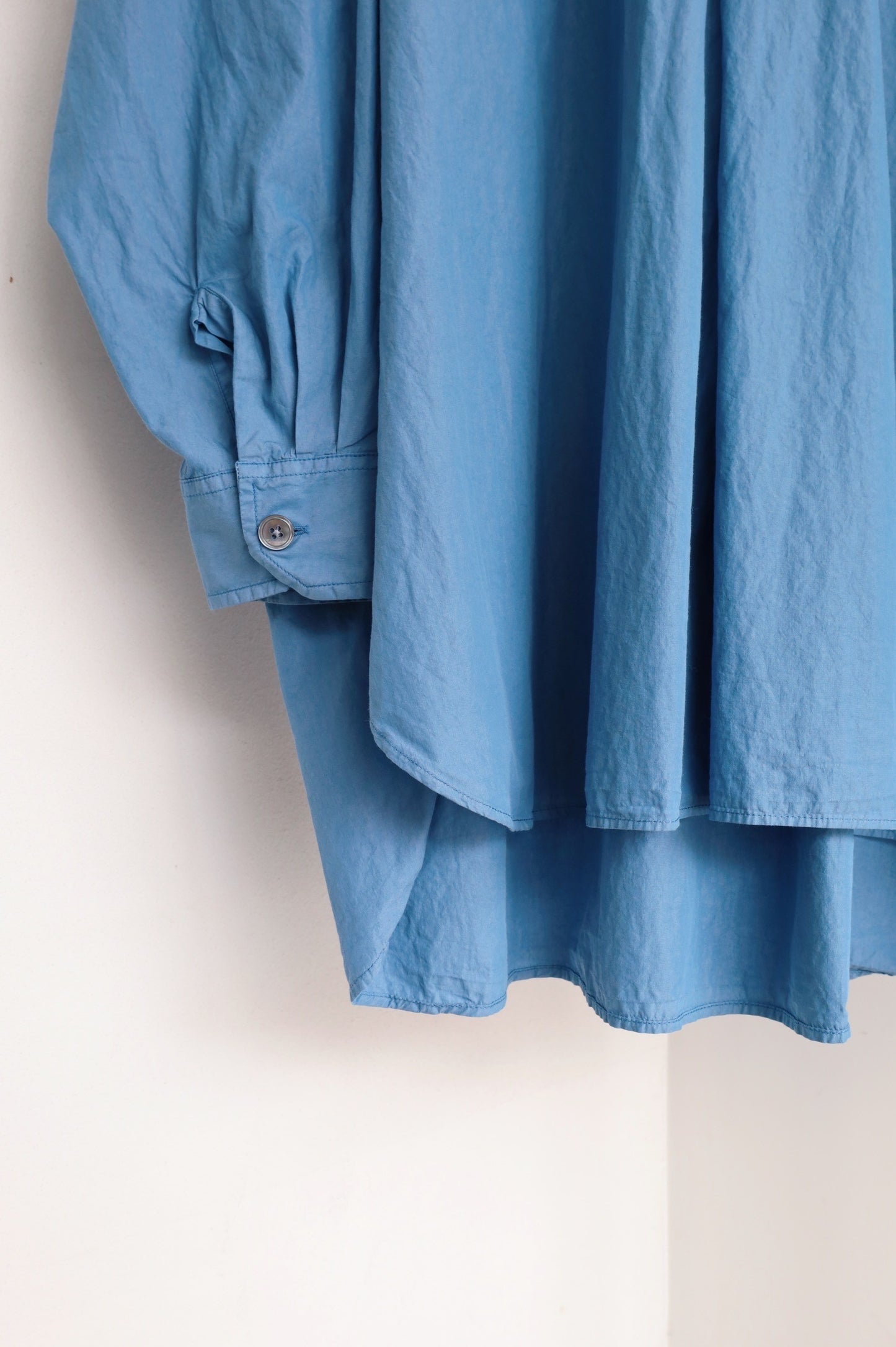 OUR LEGACY   POPOVER SHIRT, Antique Blue Parachute Poplin