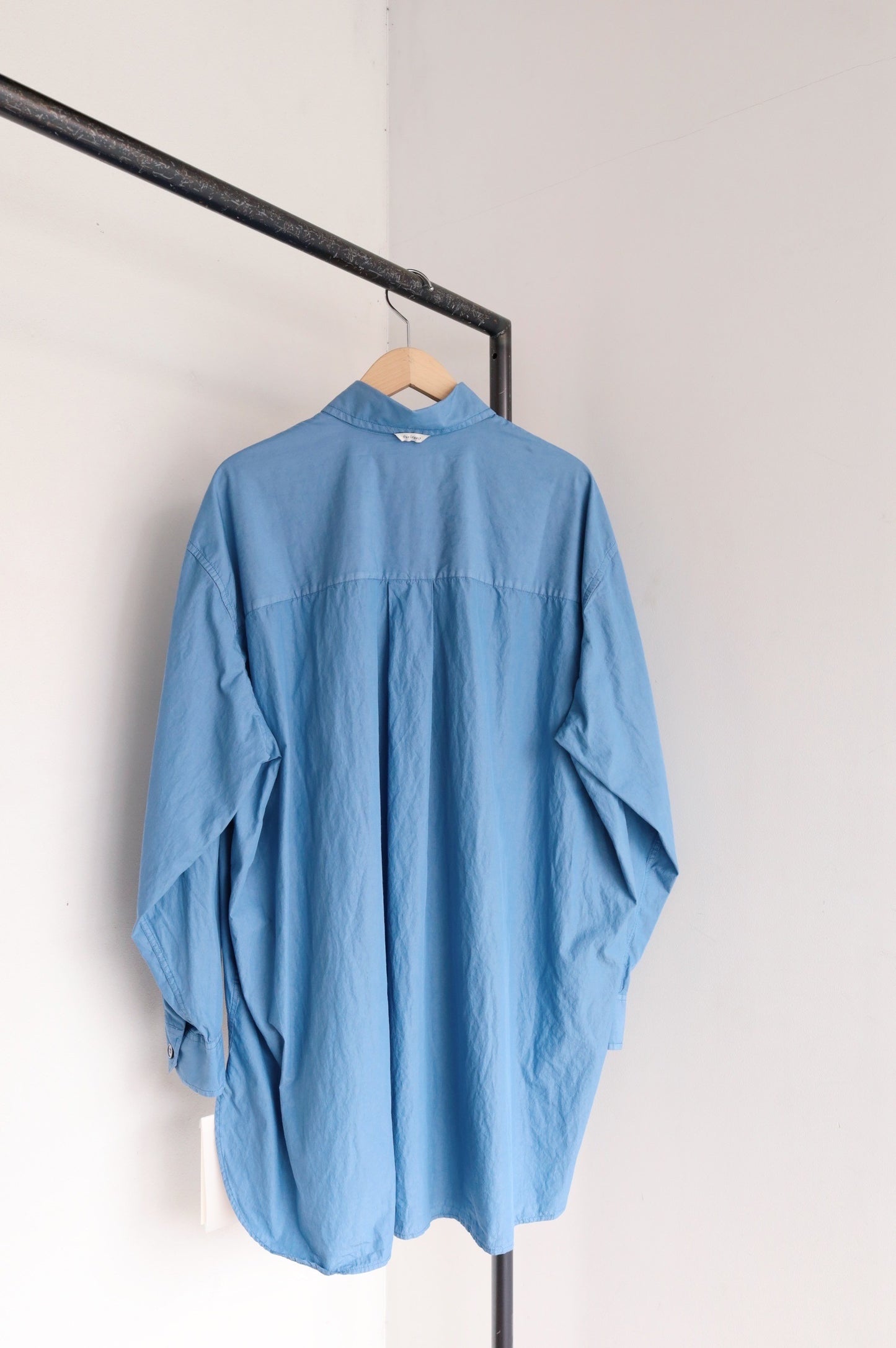 OUR LEGACY   POPOVER SHIRT, Antique Blue Parachute Poplin