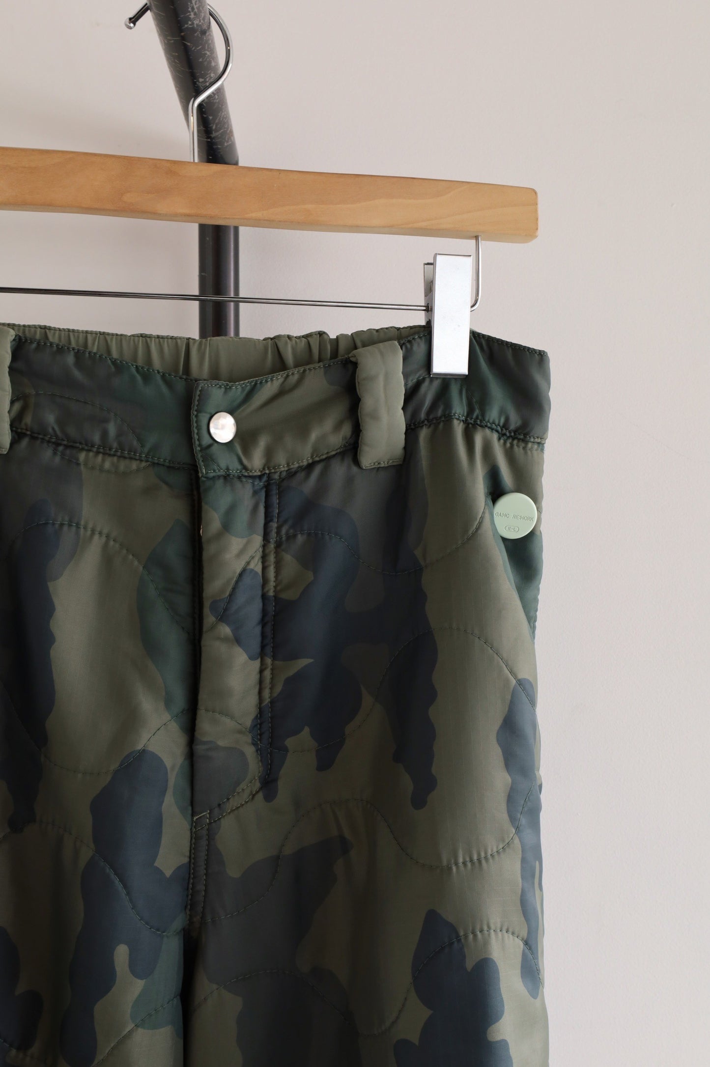 OAMC   RE:WORK  QUILTED PANT, CAMO