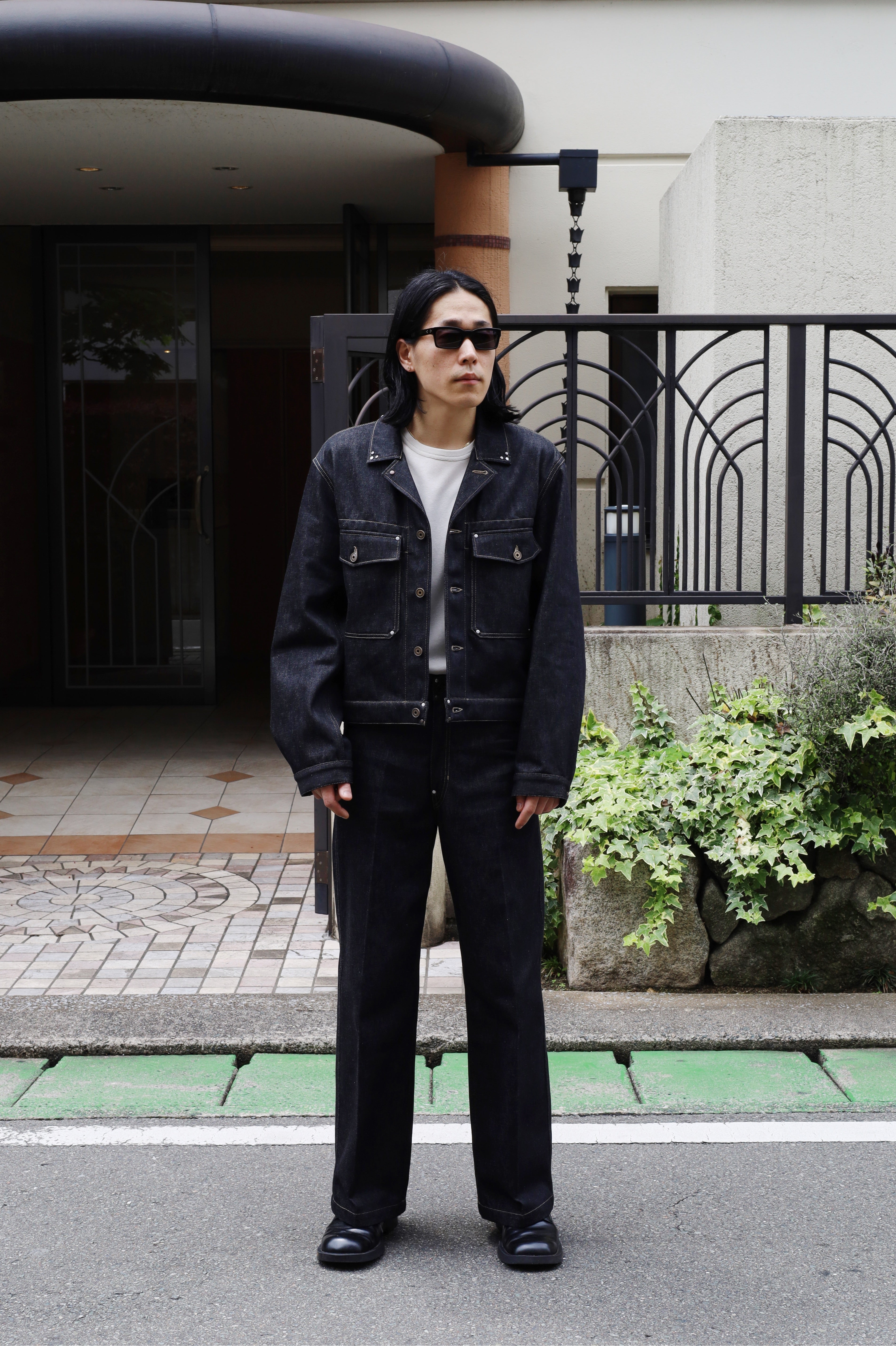 LEMAIRE TRUCKER JACKET WITH STUDS – tlalli-online-store