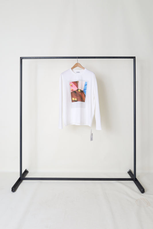 JIL SANDER T-SHIRT CN LS PNT