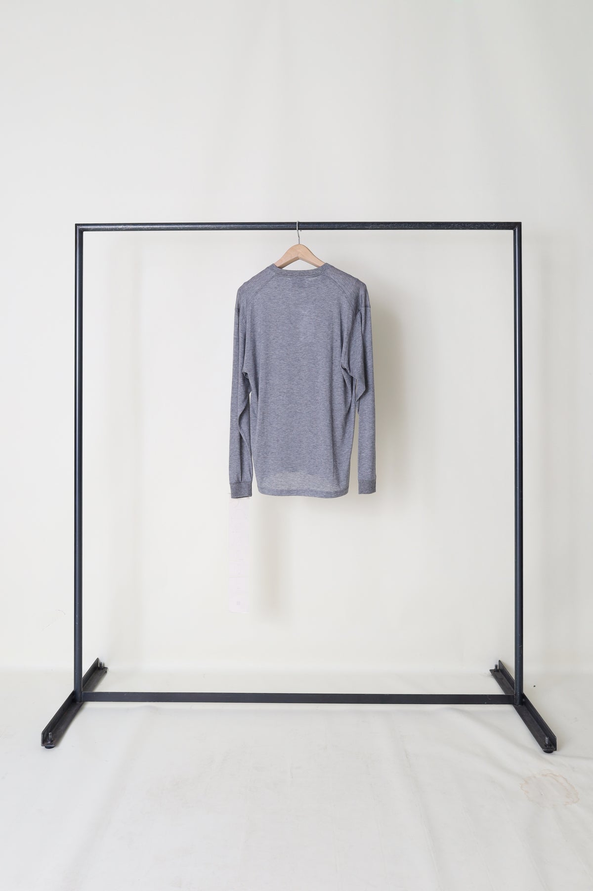 SETCHU ORIGAMI LONG T-SHIRT W.CASHMERE LT