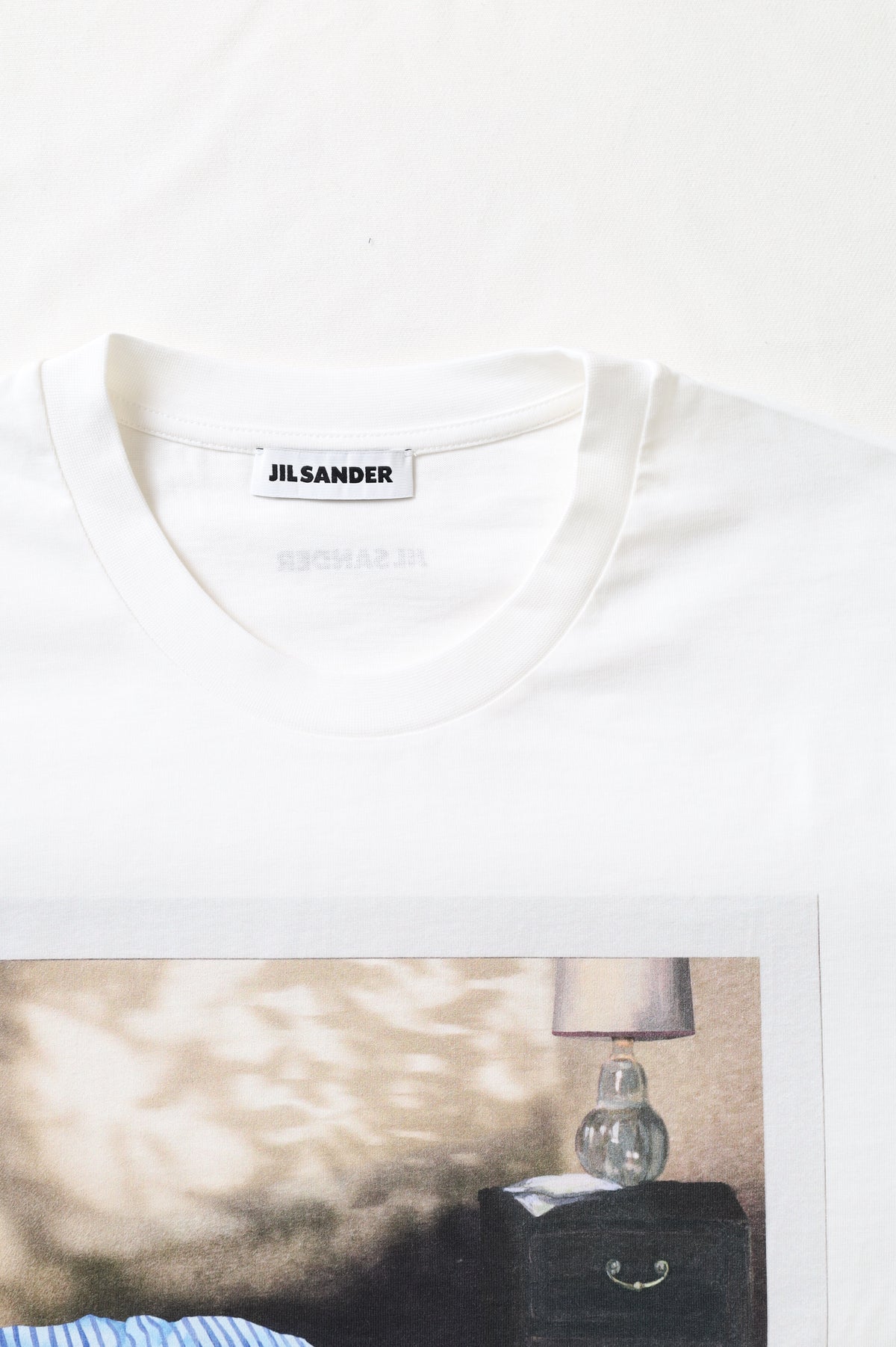 JIL SANDER T-SHIRT CN SS PNT