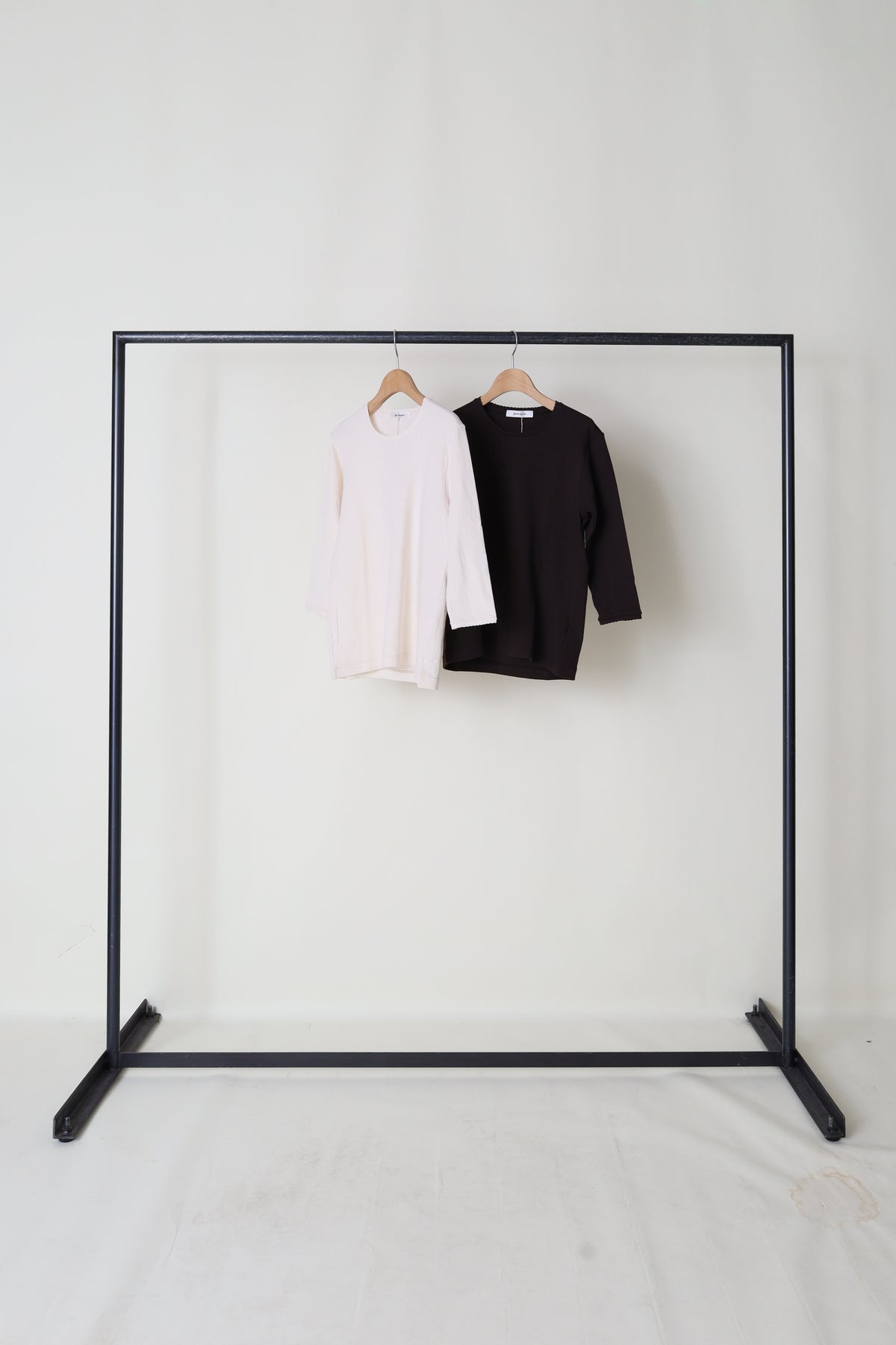 jonnlynx SHELL-EDGE DOUBLE-LAYER TEE