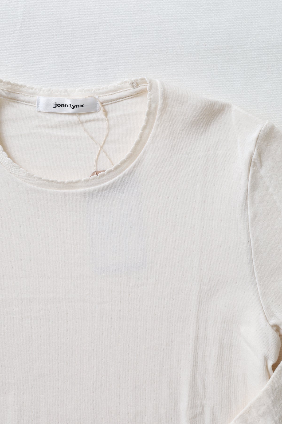 jonnlynx SHELL-EDGE DOUBLE-LAYER TEE