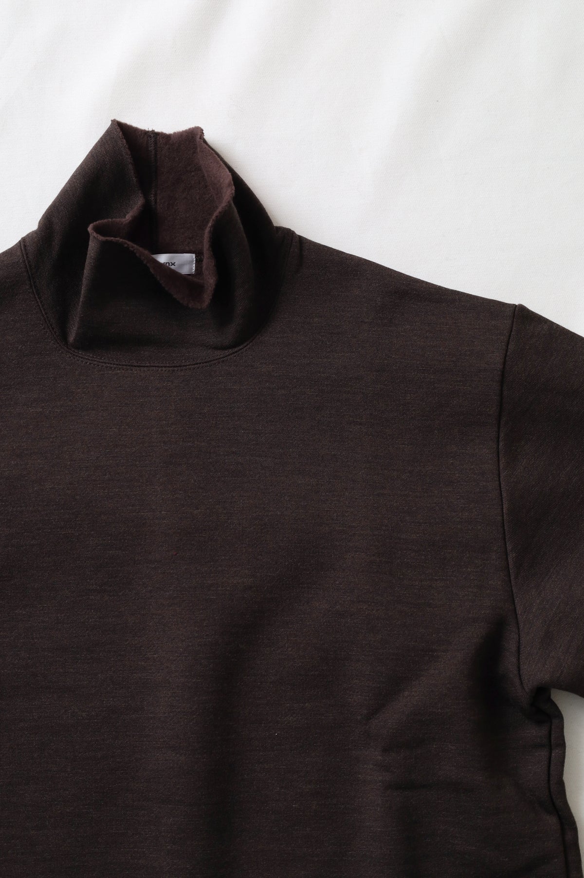 jonnlynx COTTON WOOL URAKE HIGHNECK PULLOVER