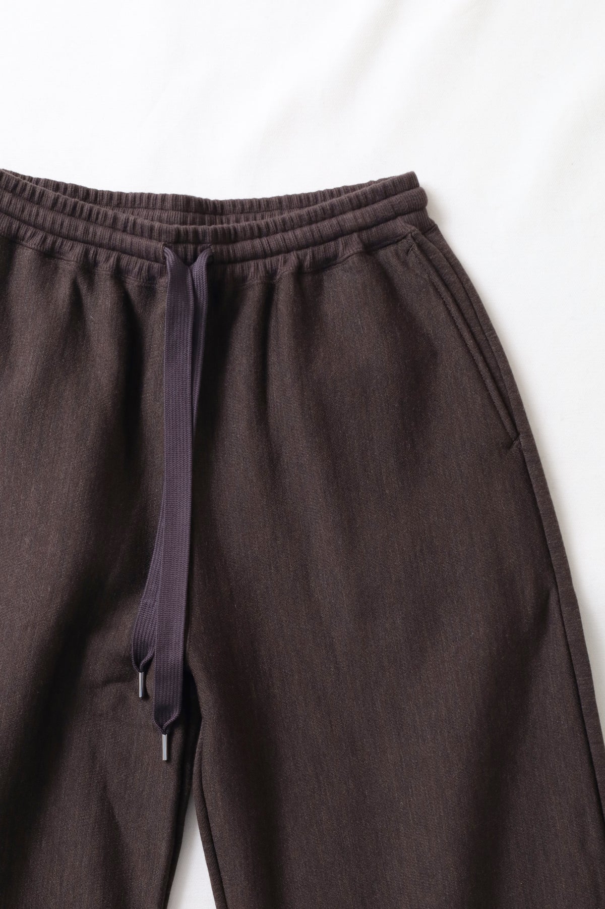 jonnlynx COTTON WOOL URAKE PANTS