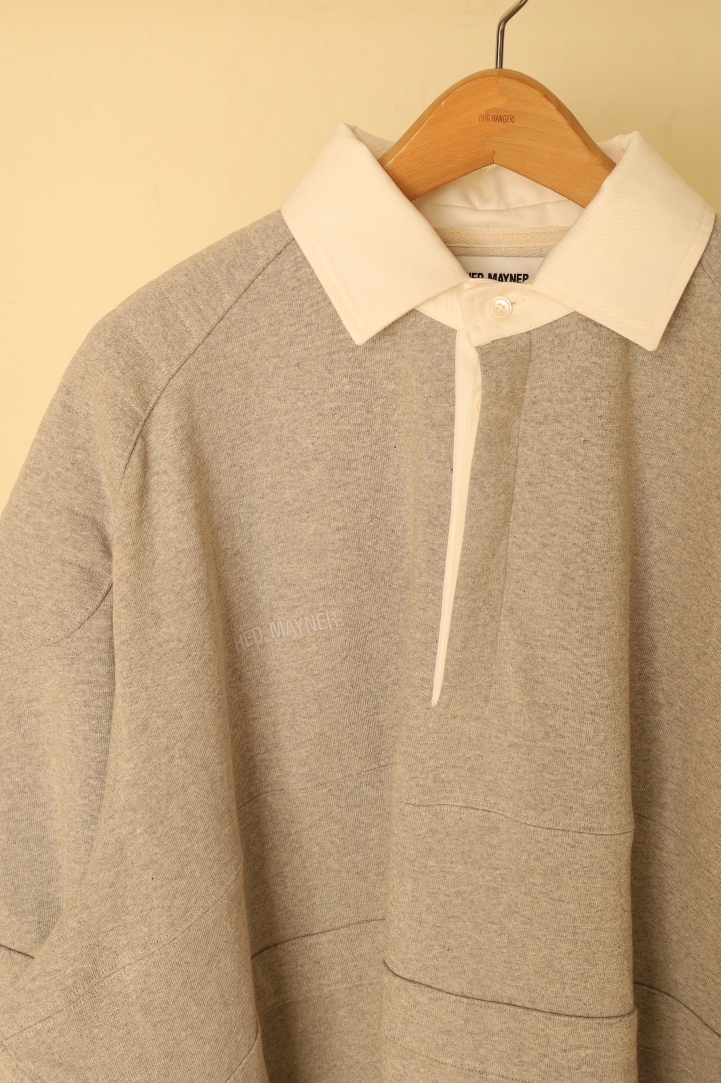 HED MAYNER EMBROIDERED POLO SWEATSHIRT