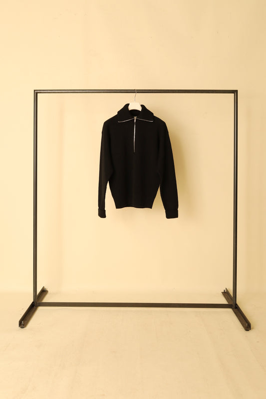 LEMAIRE HALF ZIP SWEATER