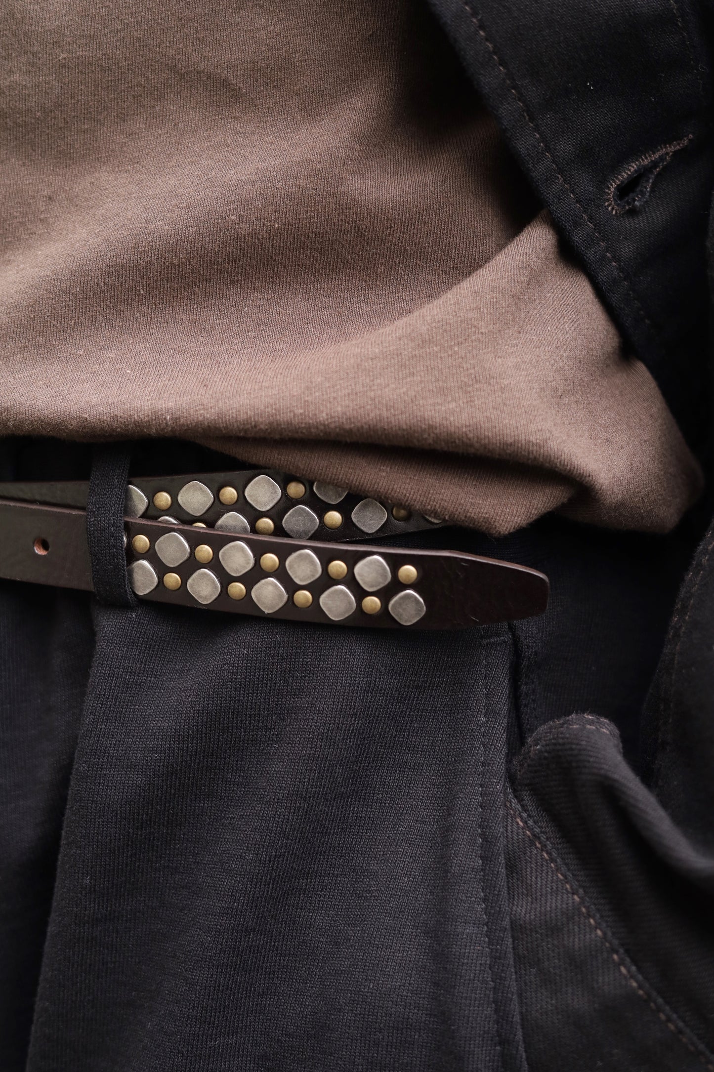 LEMAIRE RIO STUDS BELT 20