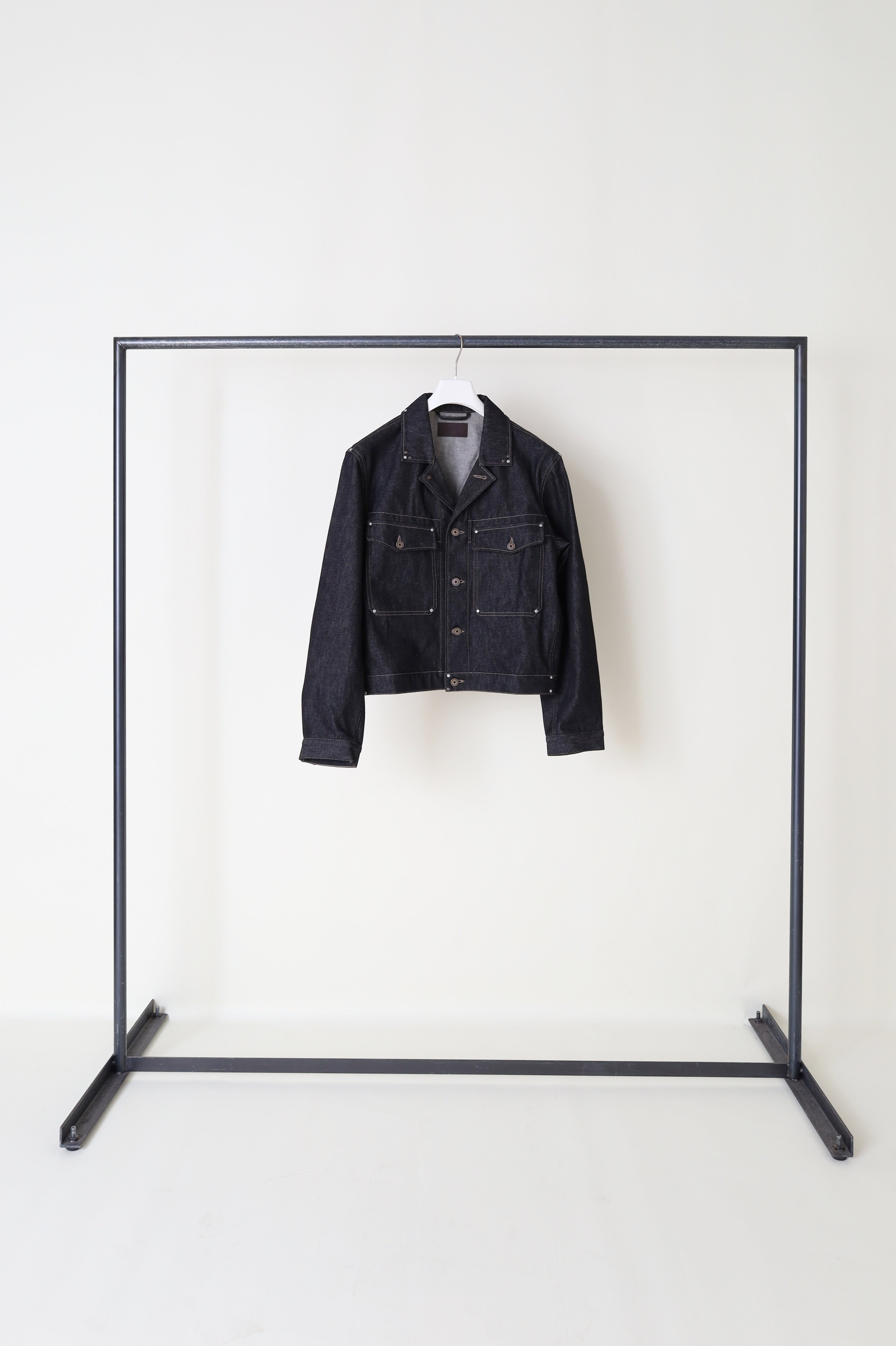 LEMAIRE TRUCKER JACKET WITH STUDS – tlalli-online-store